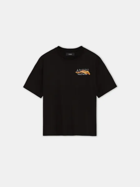 HOLLYWOOD HORSE OVERSIZED TEE - Black
