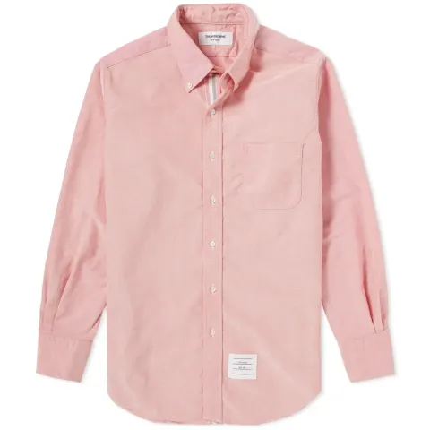 Engineered Stripe Placket Oxford Shirt