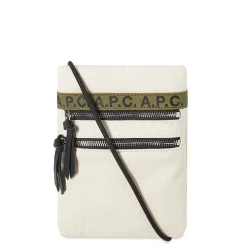 A.P.C Repeat Logo Neck Pouch