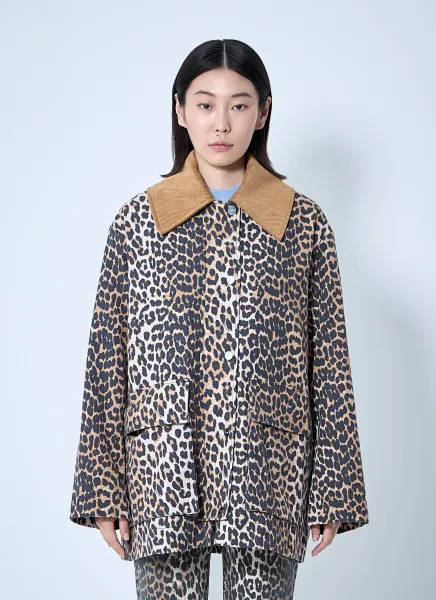 Printed Canvas Jacket