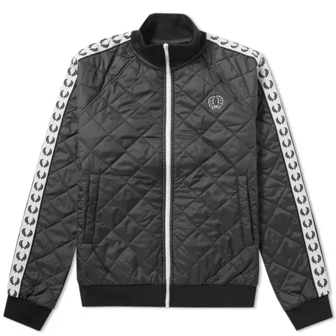 Fred Perry x Lavenham Quilted Taped Tracktop