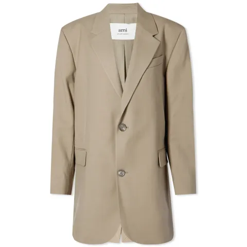 AMI Two Button Oversized Jacket