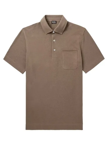 Polo Shirt Dark Taupe