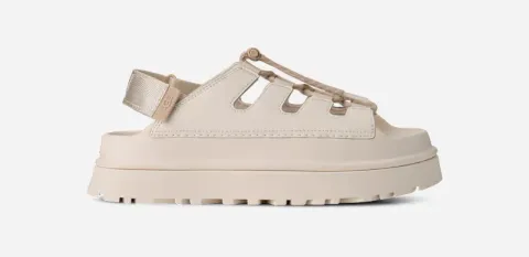 Ugg GoldenGlow Toggle Sandal, Polyester/Leather