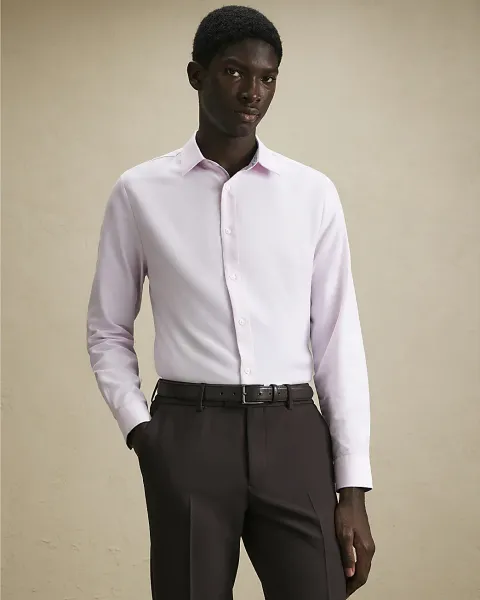 River Island Slim Fit Premium Cotton Blend Shirt