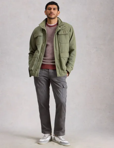 White Stuff Loose Fit Pure Cotton Cargo Trousers