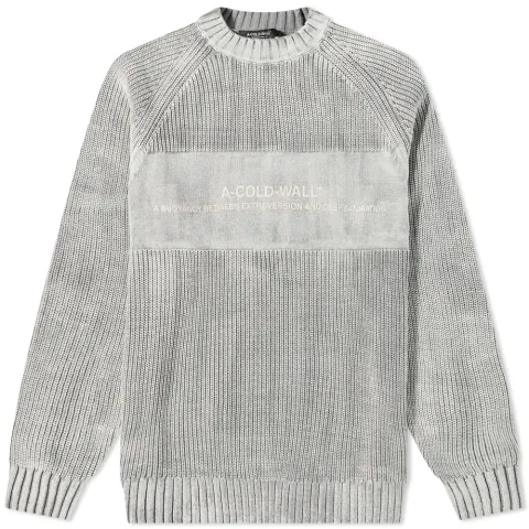 A-COLD-WALL* Dialogue Logo Crew Knit