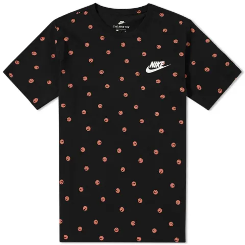 Allover Smiley Print Tee