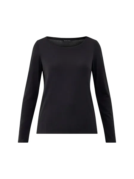 Scoop Neck L/s Slim Top