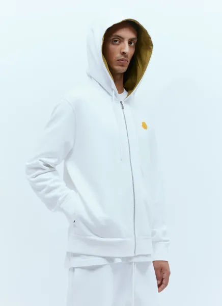 Logo Patch Zip-Up Sweatshirt