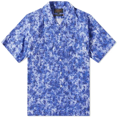 Short Sleeve Open Collar Shirt
