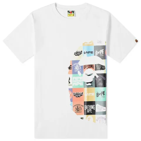 BAPE Classic Logo Side Big Ape Head T-Shirt