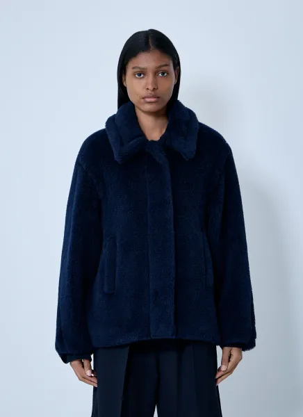 Wool-And-Silk-Blend Coat