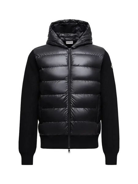 Men Zip-Up Jacket Black