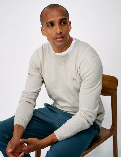 Crew Clothing Cotton Crew Neck Jumper
