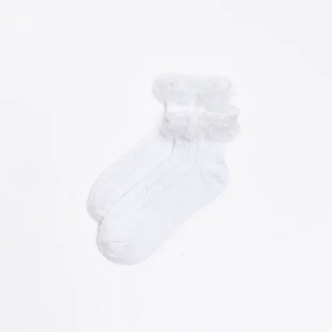 River Island Frill Ankle Socks