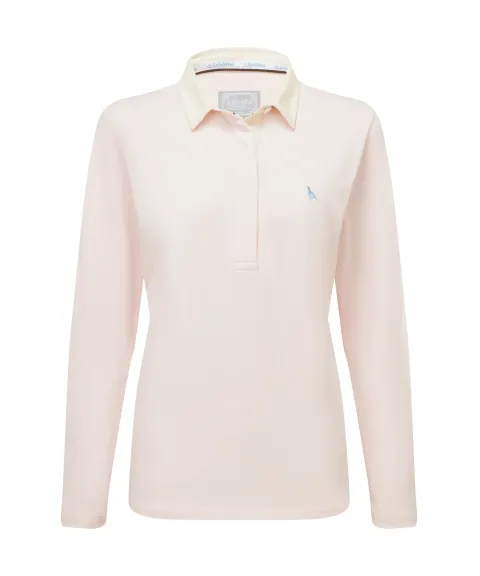 Schöffel Country Chapel Porth Rugby Shirt - Mauve Blush