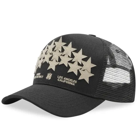 Leather Star Trucker Hat