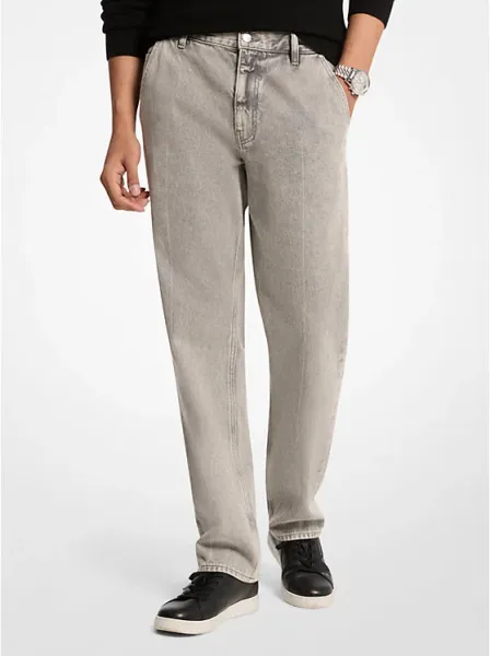 Finn Straight-Fit Stretch Denim Jeans