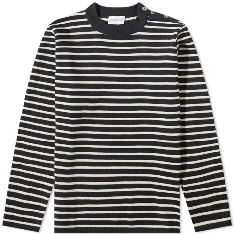 Naval Stripe Crew Knit
