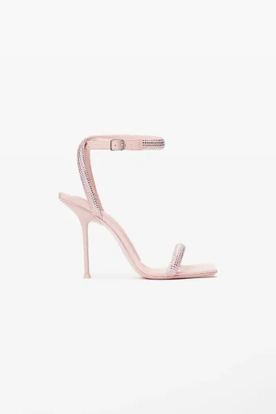JULIE CRYSTAL HOTFIX ANKLE STRAP SANDAL