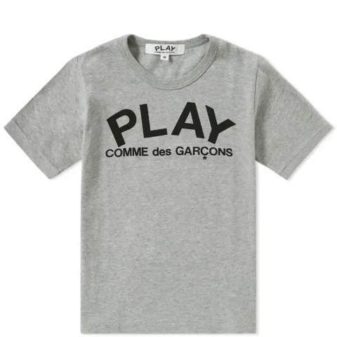 Comme des Garcons Play Kids Text Logo Tee