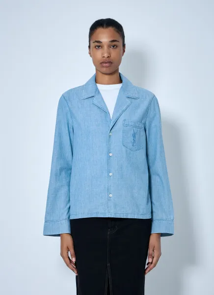 Button-down Denim Shirt