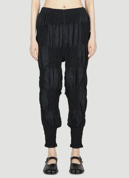 Wrinkled Blocks Pants