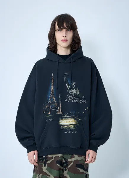Paris Tourist Zip Up Hoodie