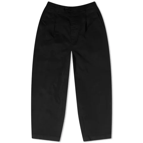 Nylon Twill Pleated Pants