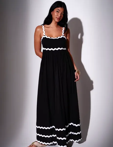 South Beach Pure Cotton Embroidered Maxi Beach Dress