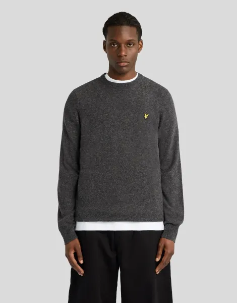 Lyle & Scott Lambswool Blend Crew Neck Jumper