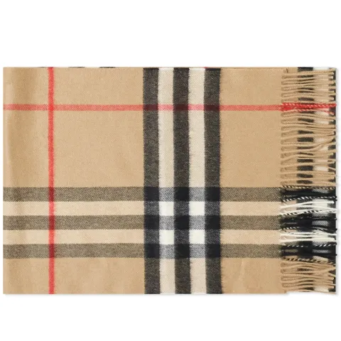 Classic Check Cashmere Scarf