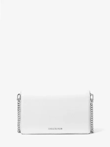 Michael Kors Jet Set Medium Pebbled Leather Crossbody Bag