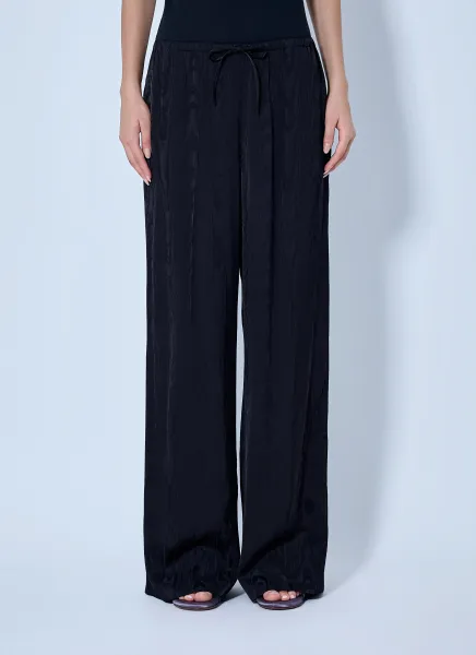 Dries Van Noten Puvis Wide-Leg Satin Pants