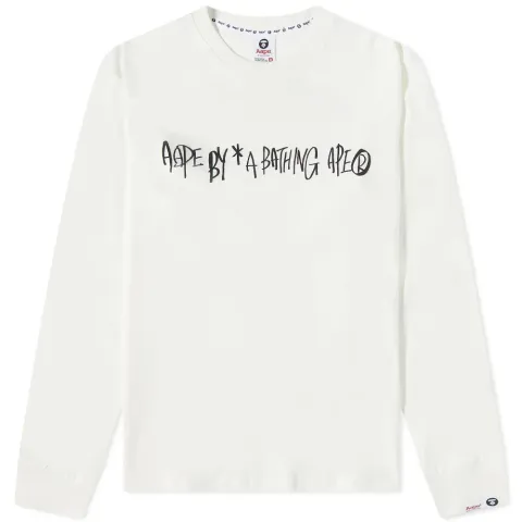 AAPE Long Sleeve Record Logo T-Shirt