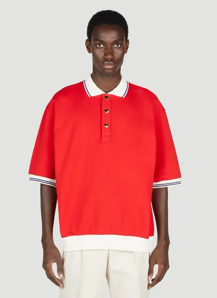 Logo Print Polo Shirt