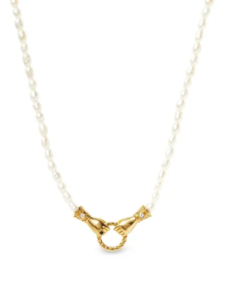 Harris Reed in Good Hands Pearl Necklace 18kt gold