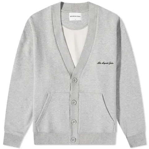 Embroidered Embassy Logo Sweat Cardigan