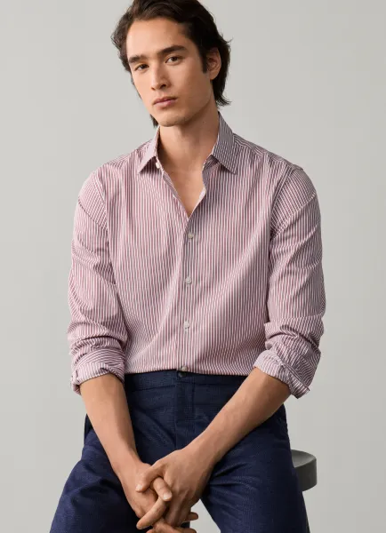 Hackett Classic Fit Twin Stripe Blazer Shirt