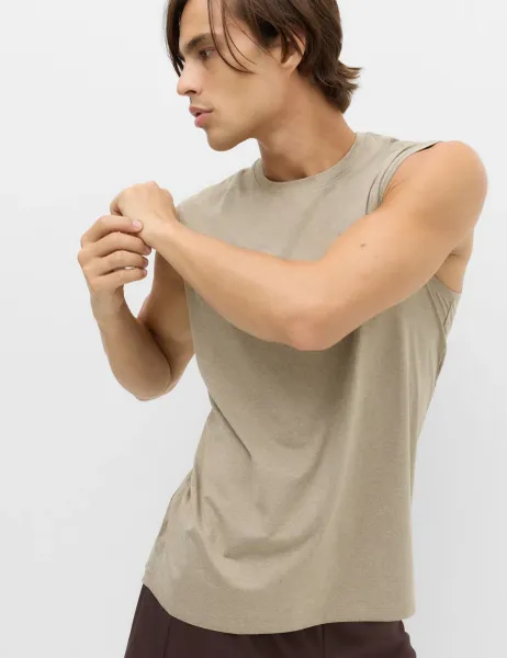 Goodmove Supersoft Athleisure Tank Top Mocha