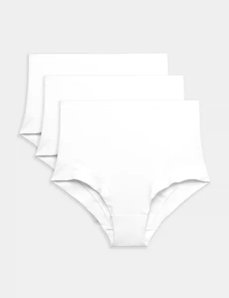 Body by M&S 3pk Flexifit Modal Full Briefs White
