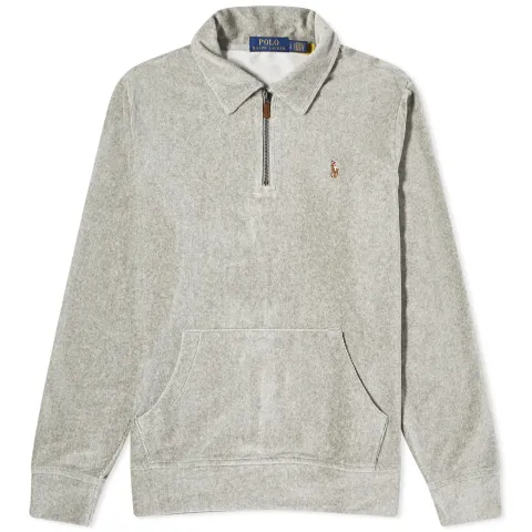 Corduroy Quarter Zip Sweat