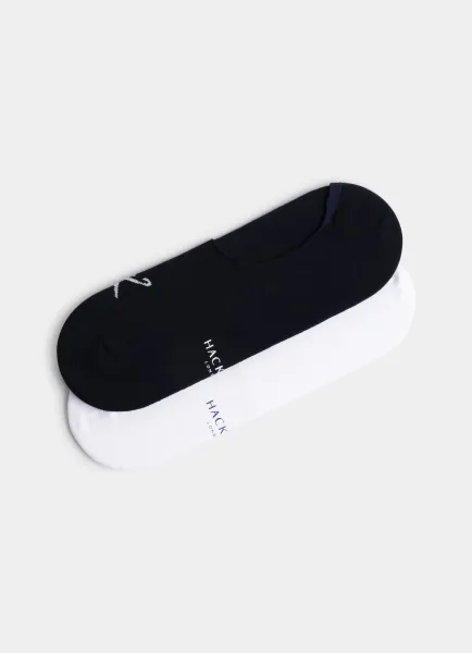 Two Pack Solid No Show Socks