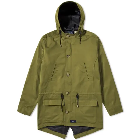 Gabardine Fishtail Parka
