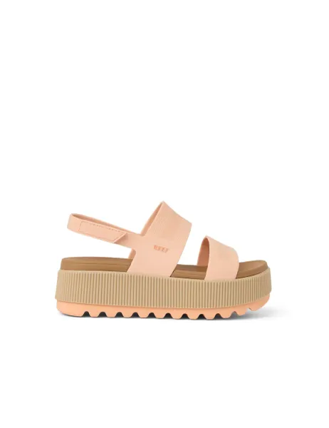 Reef Water Vista Ankle Strap Flatform Sandals Tan