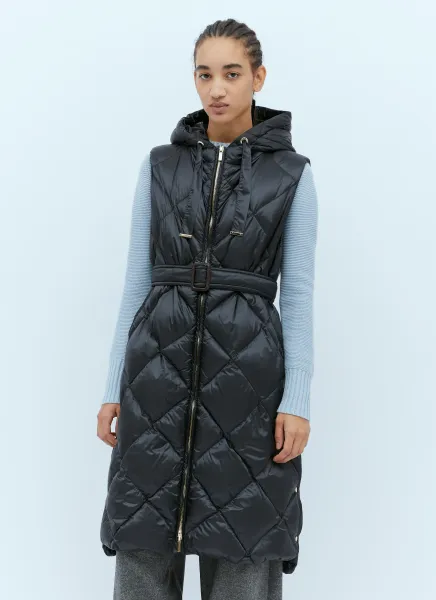 Long Quilted Gilet