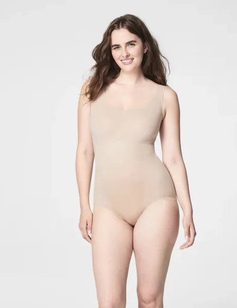 Spanx SPANXshape Invisible Tank Bodysuit Beige
