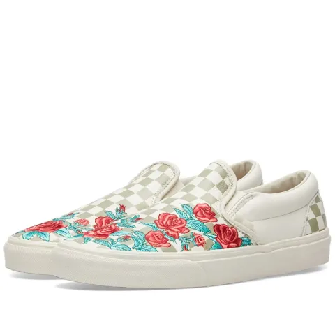 Classic Slip On DX Rose Embroidery