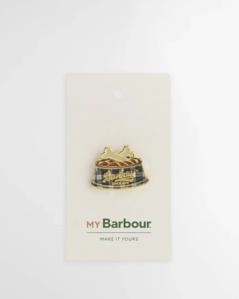 Dog Bowl Pin Badge